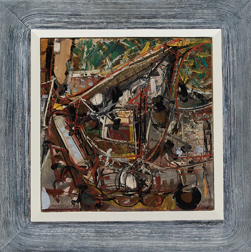 Harold Barling Town, Through Utrillo’s Garden, oil on board - view 2