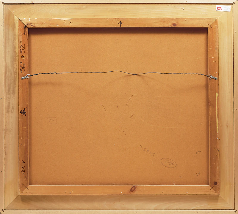 Lise Gervais, La Voie d’Enfer (1959), oil on board, 1959 - view 3