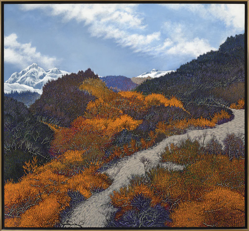Ivan Kenneth Eyre, Amber Pass, oil on canvas, 1992 - view 2