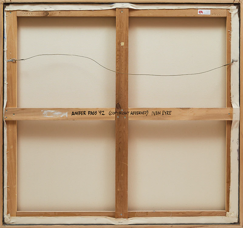 Ivan Kenneth Eyre, Amber Pass, oil on canvas, 1992 - view 3