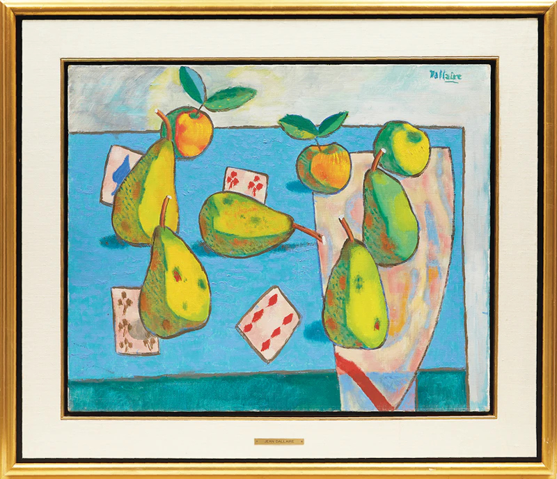 Jean-Philippe Dallaire, Nature morte, oil on canvas, 1963/64 - view 2