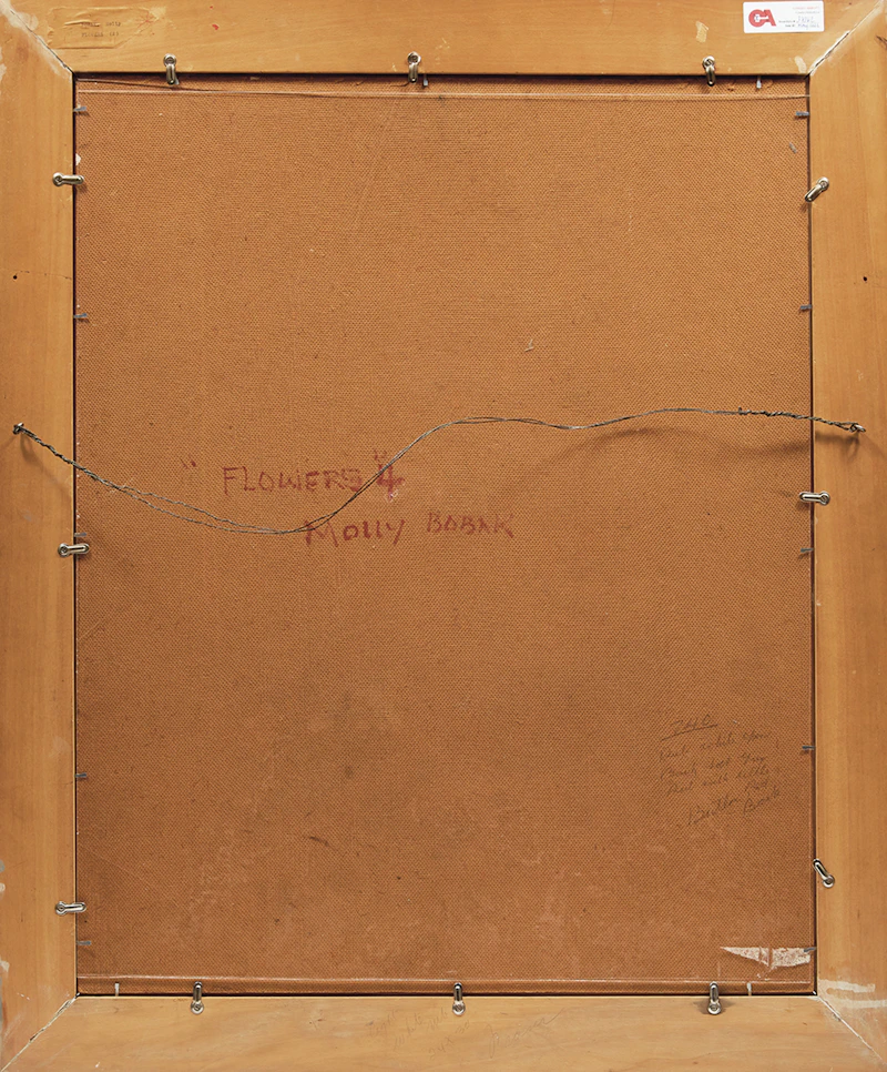 Molly Lamb Bobak, Flowers 4, oil on board, 1954 - view 3