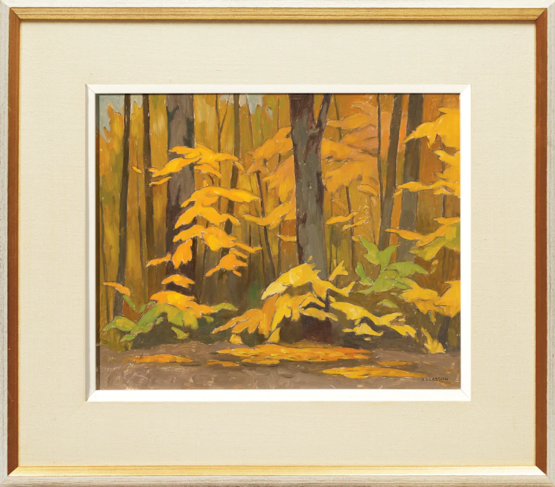 Alfred Joseph Casson, Maple Saplings, oil on board, 1979 - view 2