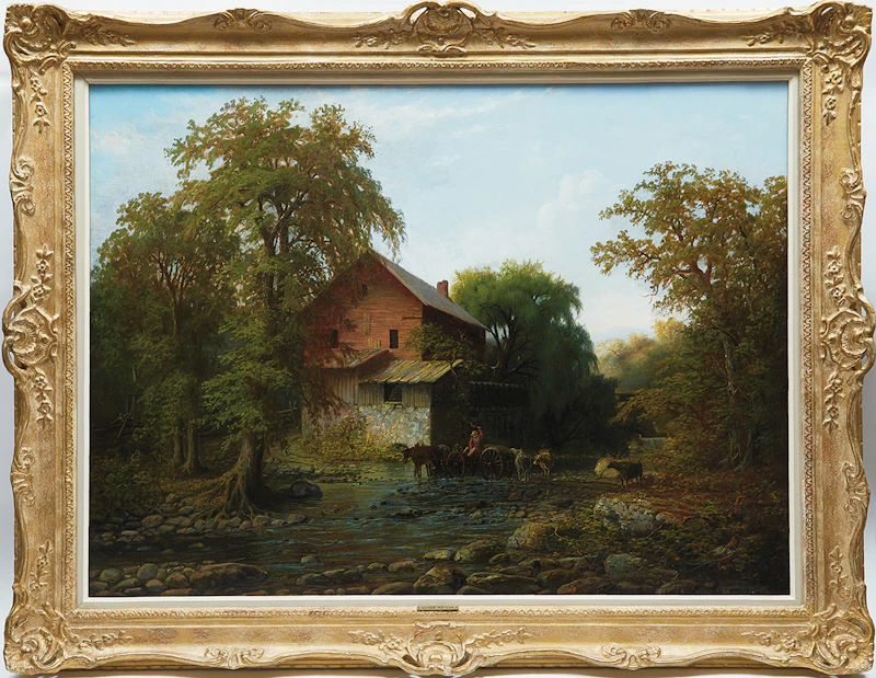Homer Ransford Watson, The Old Mill, oil on canvas - view 2