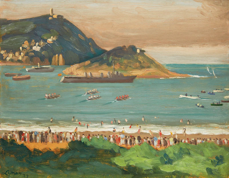 Regatta at San Sebastián by John Goodwin Lyman