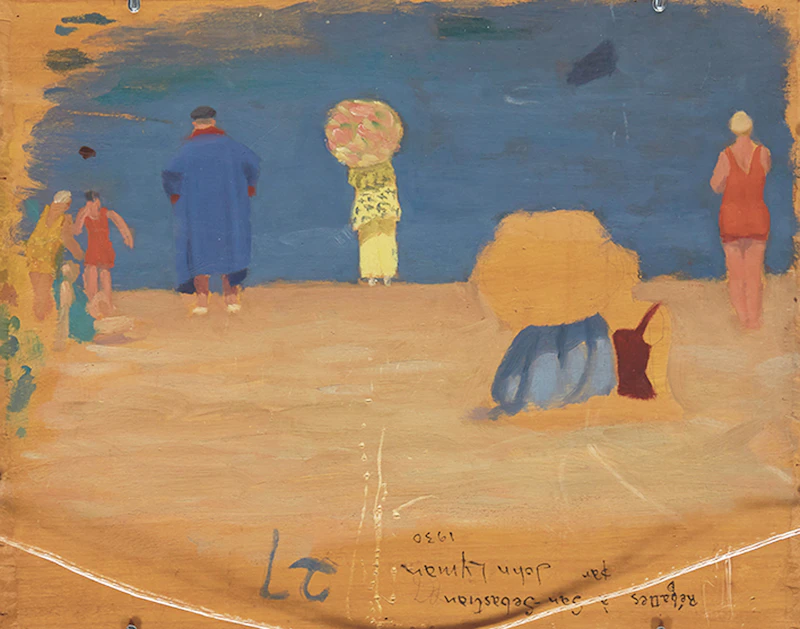 John Goodwin Lyman, Regatta at San Sebastián, oil on panel, 1929 - view 3