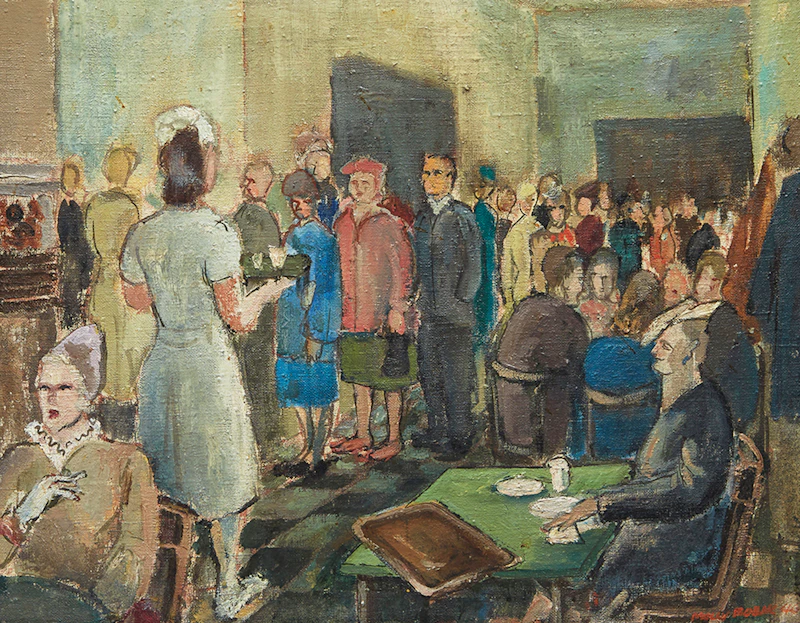 Cafeteria  by Molly Lamb Bobak