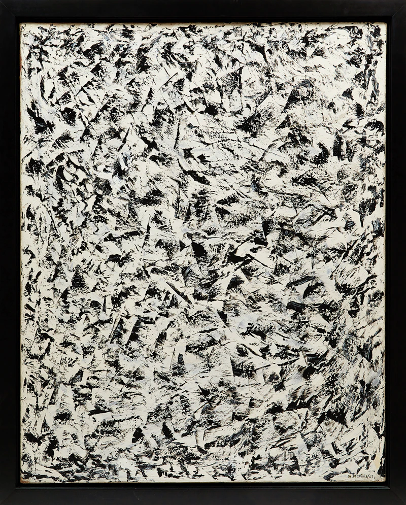 Marcella Maltais, Rébellion, oil on canvas, 1957 - view 2
