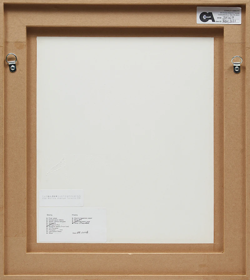 Jean-Paul Mousseau, Sans titre, ink and wash on cream paper, 1945 - view 3