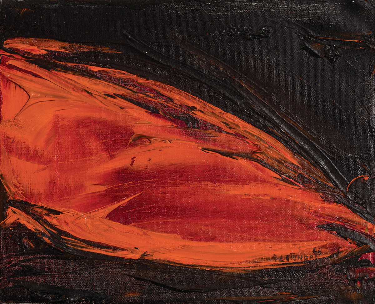 Rita Letendre, Remous, oil on canvas, 1964