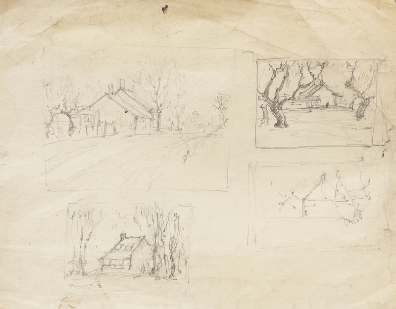 Manly Edward MacDonald, Heath Street near Bayview (Bennington Heights, Toronto), oil on board - view 4