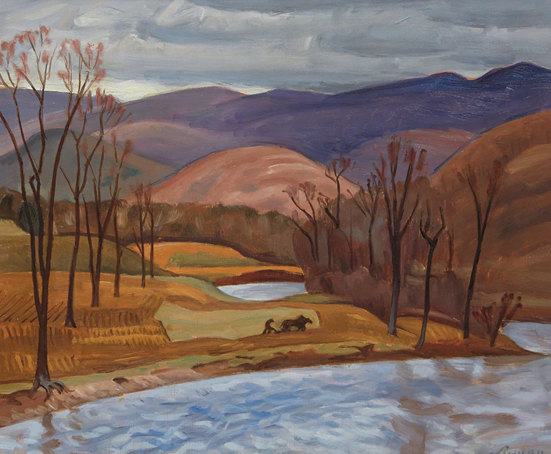 Fall Ploughing by John Goodwin Lyman