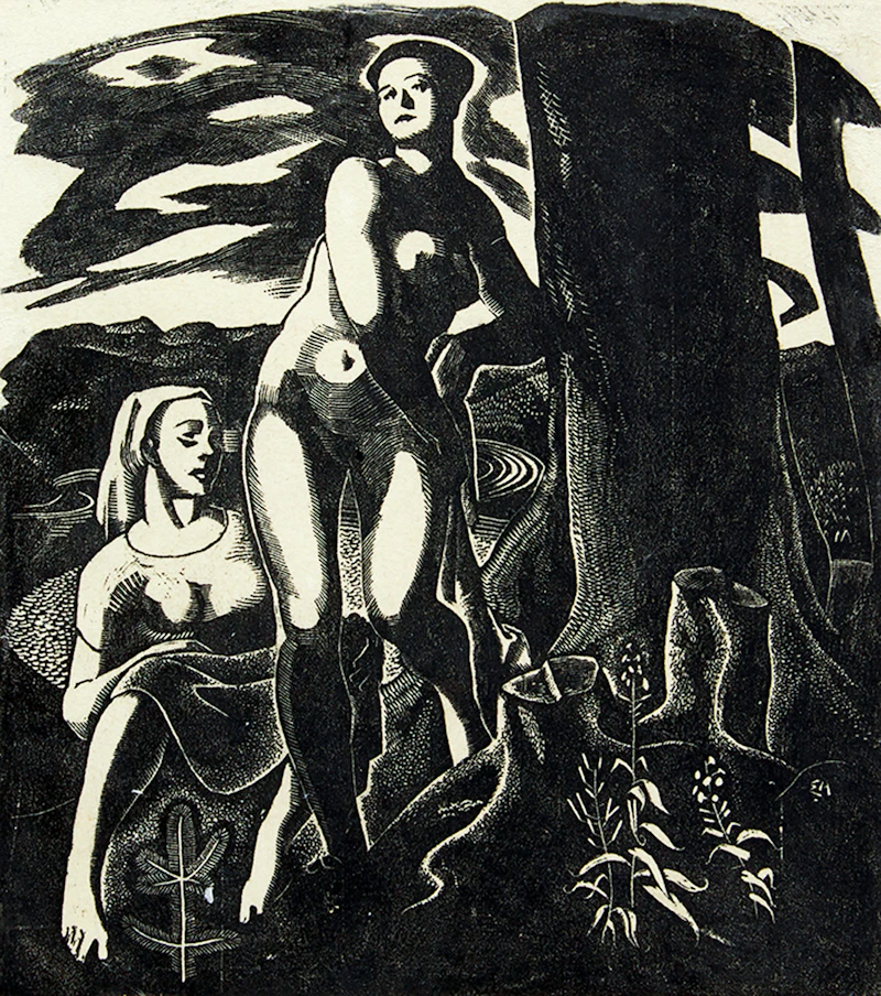 Bathers by Edwin Headley Holgate