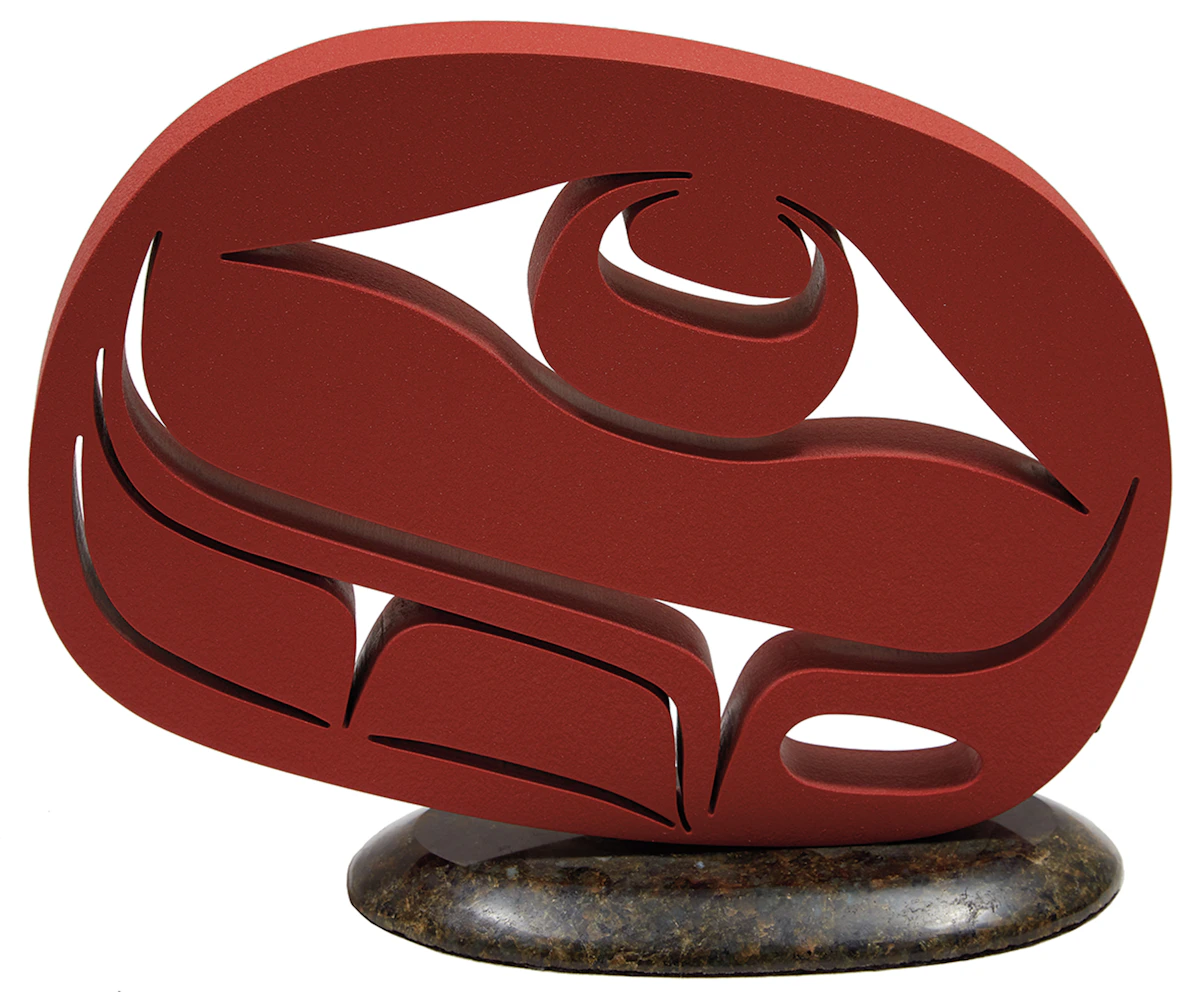 Robert Charles Davidson, Salmon Trout Head , cut-out, 2005