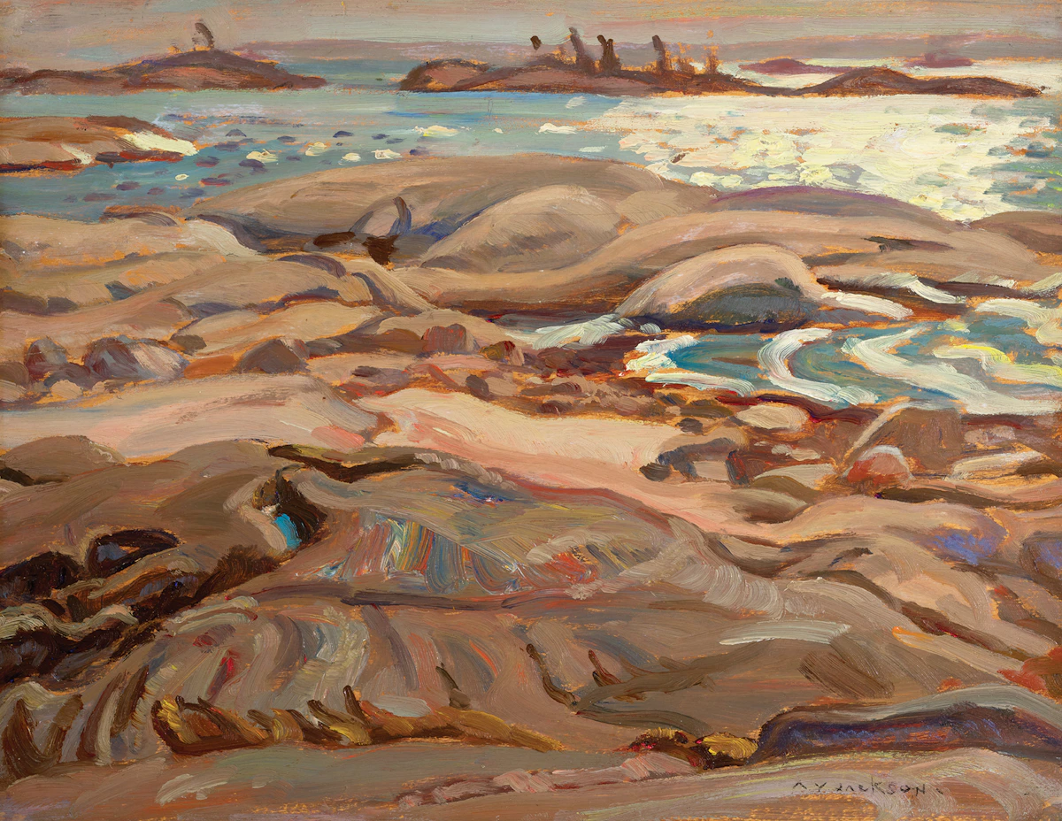 Alexander Young Jackson, Georgian Bay, oil on panel