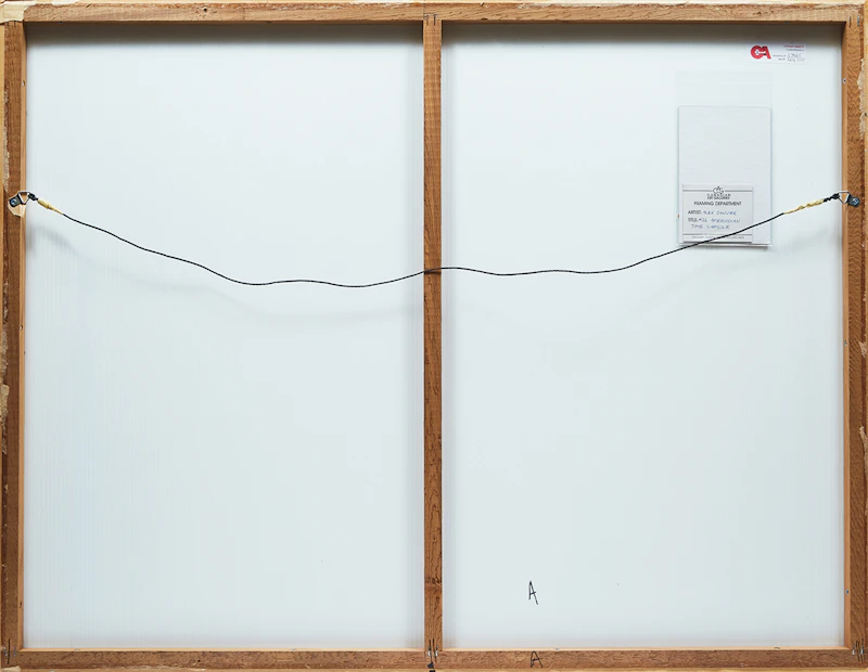 Alex Simeon Janvier, #26 Amerindian Time Capsule (Super Natural Series), gouache, 1990 - view 3