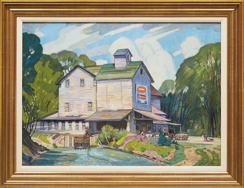 Peter Clapham Sheppard, The General Store, oil on canvas - view 2