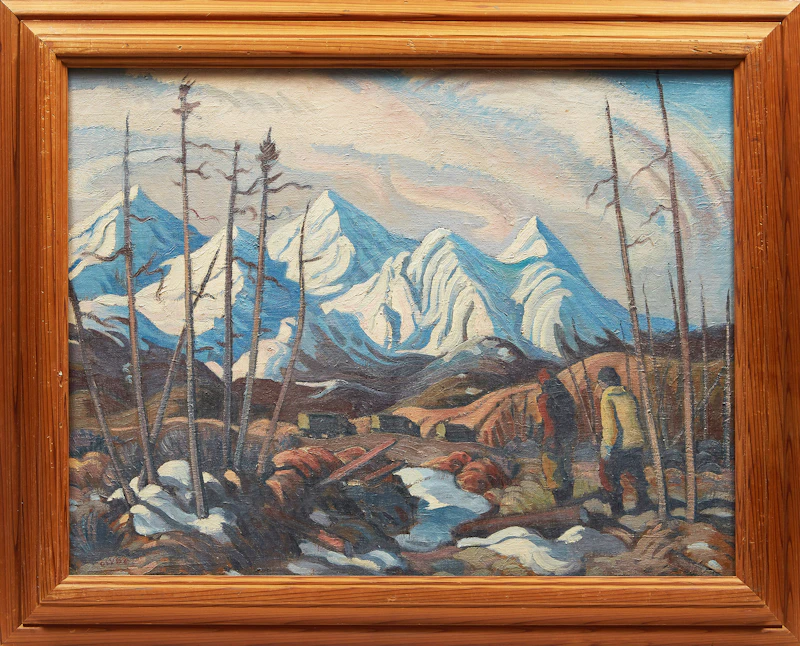 Henry George Glyde, Alaska Highway, Northern British Columbia, oil on canvas - view 2