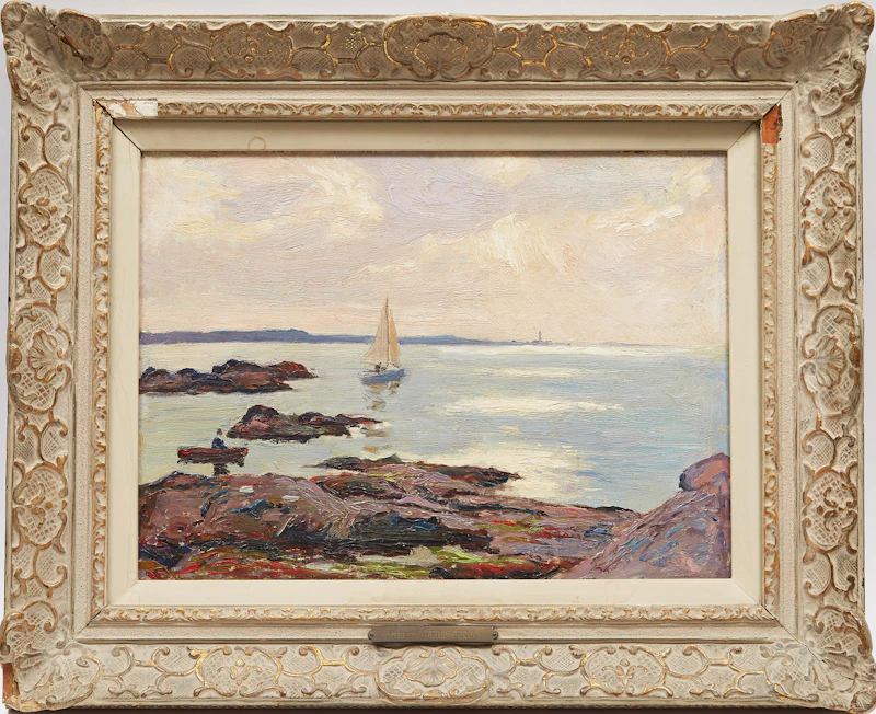 Robert Wakeham Pilot, Coastal Landscape , oil on panel - view 2