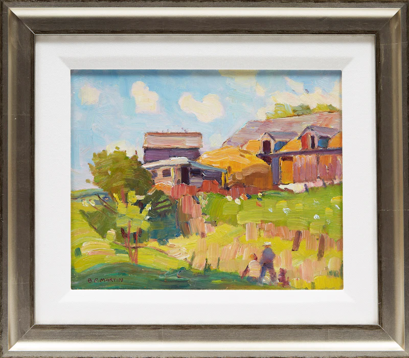 Bernice Fenwick Martin, Back to the Farm, oil on board - view 2