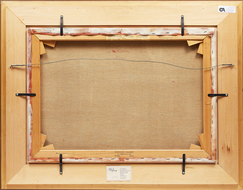 Stanley Morel Cosgrove, La Tuque , oil on canvas - view 3