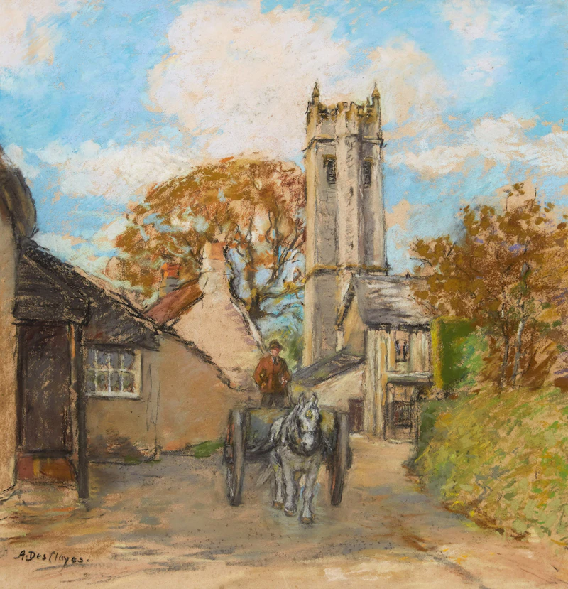 Buckingham Church, Devon by Alice Des Clayes