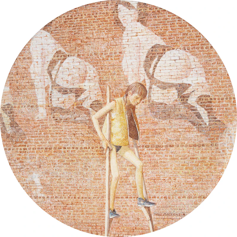 Boy on Stilts by Hugh Seaforth Mackenzie