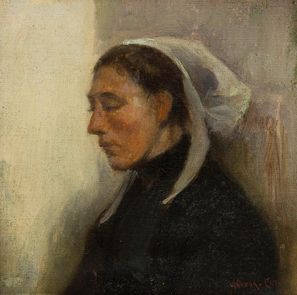 Marc-Aurèle de Foy Suzor-Coté, Meditation, oil on canvas, 1906