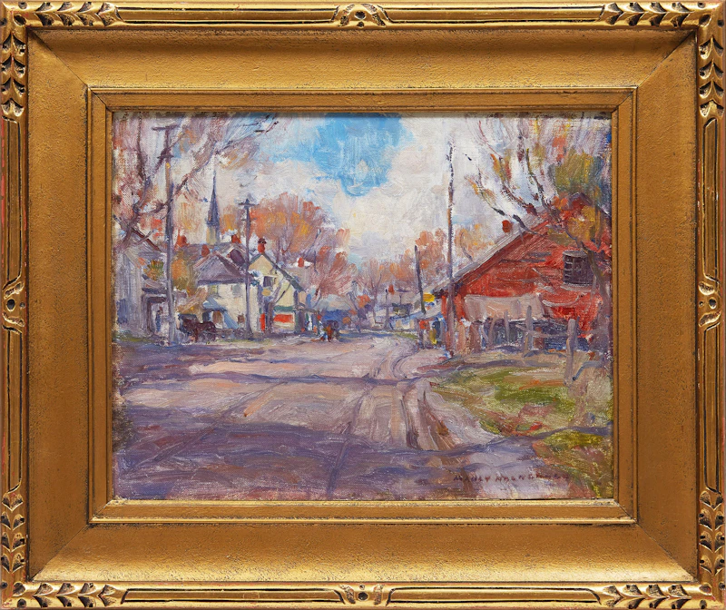 Manly Edward MacDonald, Main Street, Unionville, oil on canvas - view 2