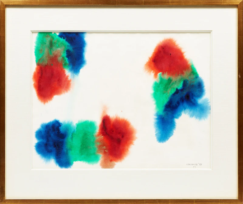 Gershon Iskowitz, Untitled, watercolour, 1977 - view 2