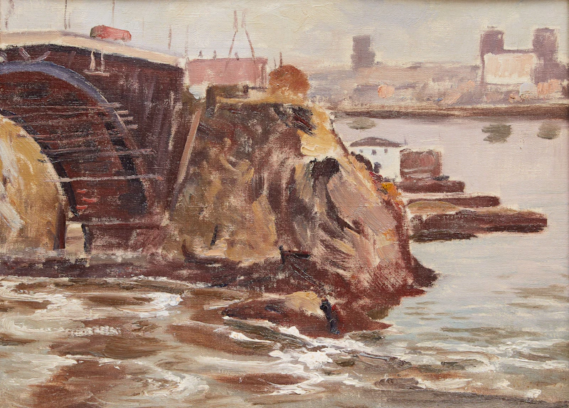 The Reversing Falls, St. John, N.B. by Robert Wakeham Pilot