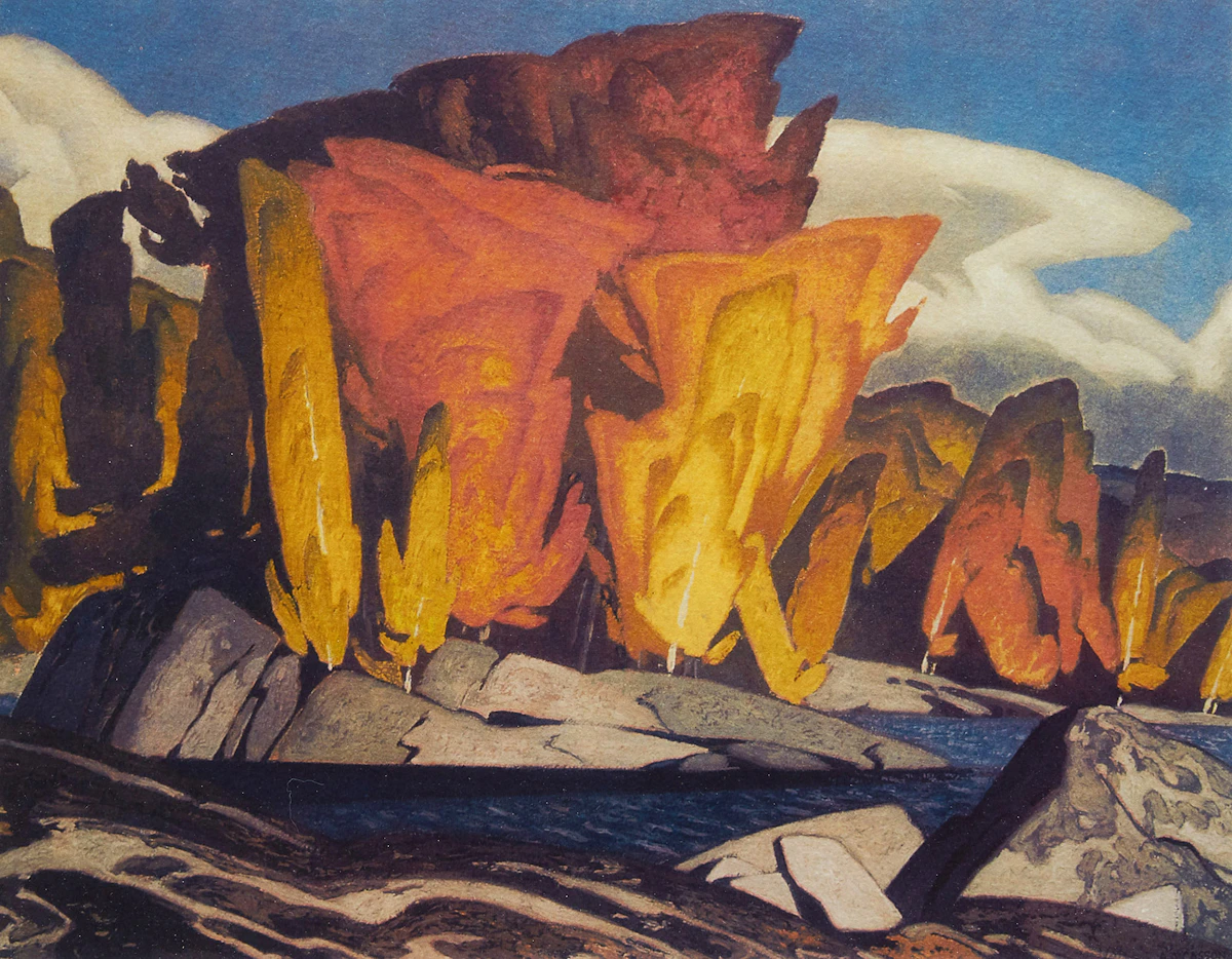 Alfred Joseph Casson, Island, colour serigraph