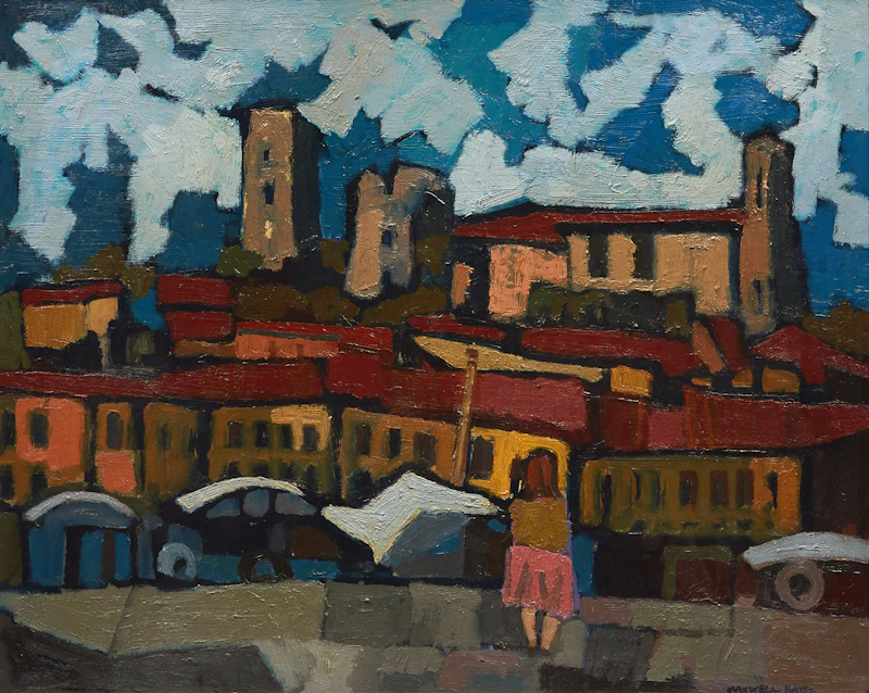Street in Europe by Maxwell Bennett Bates