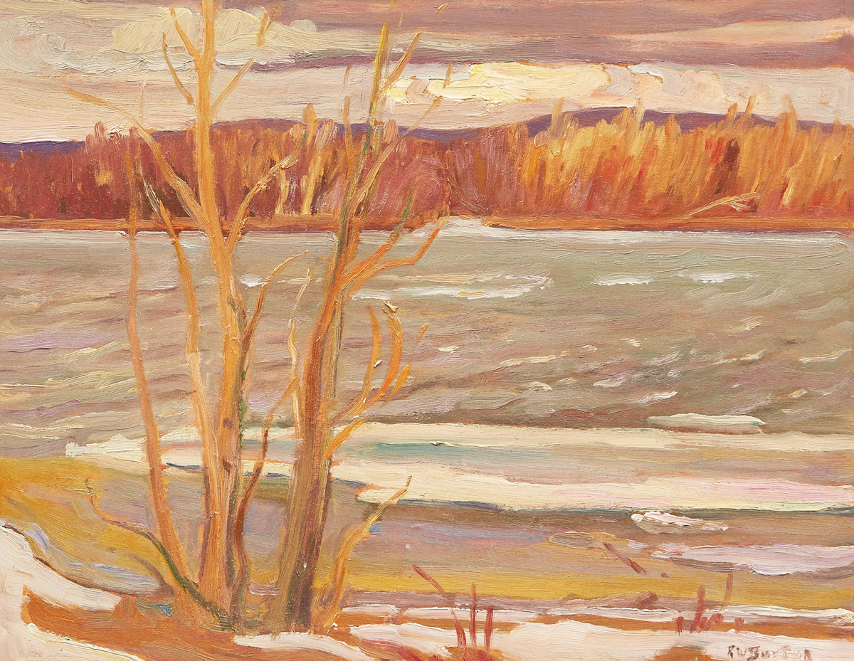 Ralph Wallace Burton, Spring near Fitzroy Harbour, oil on board, 1962