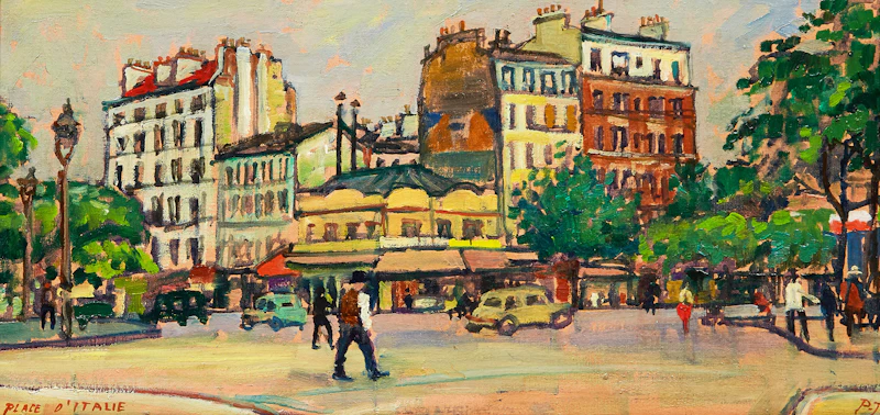 Place d’Italie, Paris by Llewellyn Petley-Jones