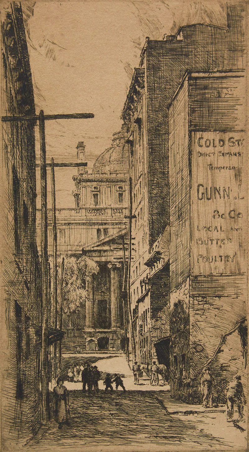St. Vincent Street, Montreal  by Herbert Raine
