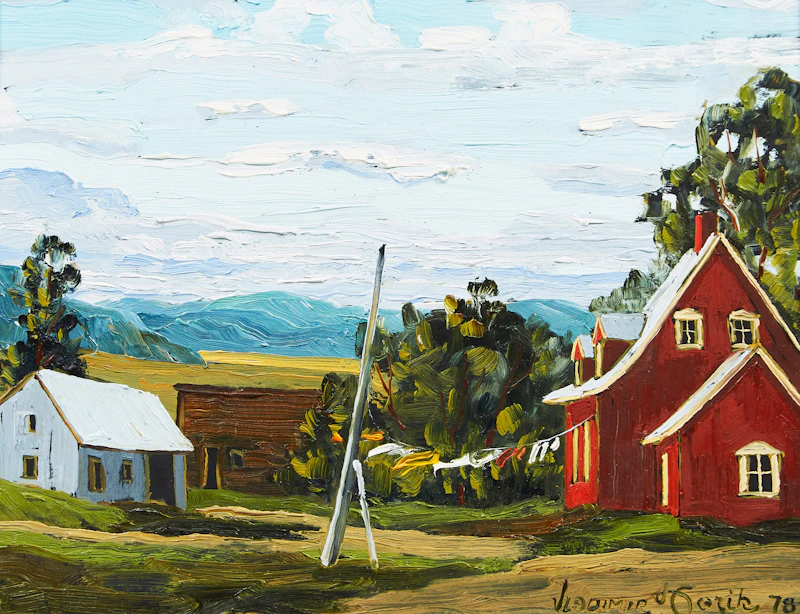 Vladimir Horik, Journal d’éte, oil on board