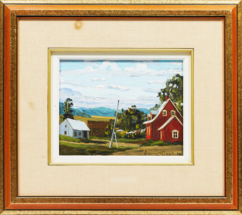 Vladimir Horik, Journal d’éte, oil on board, 1978 - view 2