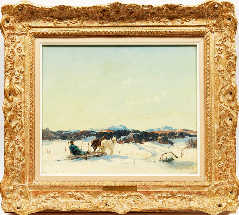 Frederick Simpson Coburn, Homeward Bound, oil on canvas, 1931 - view 2