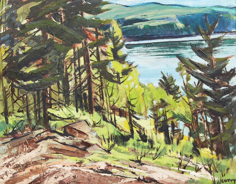 Summer Shore, Drag Lake, Haliburton by Ethel Luella Curry