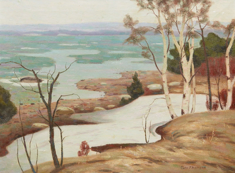 George Thomson, March Ice, oil on canvas