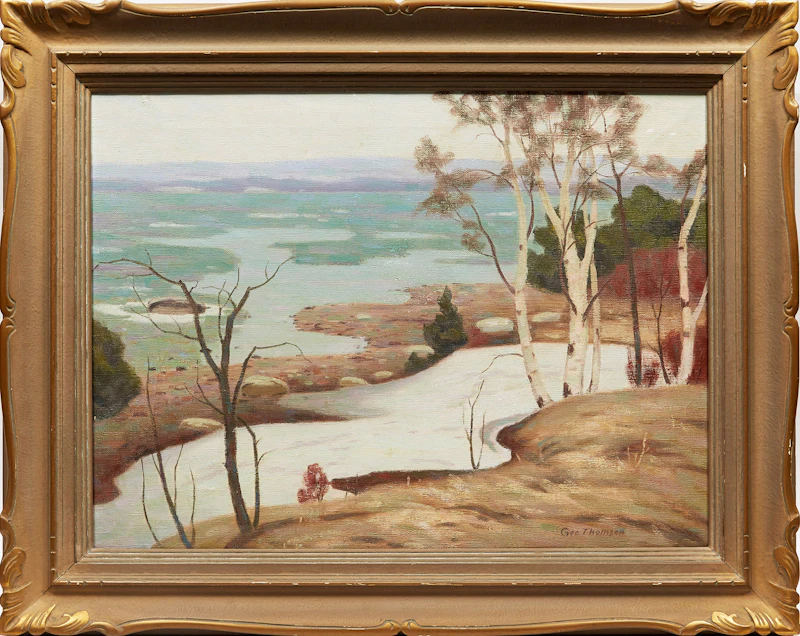 George Thomson, March Ice, oil on canvas - view 2