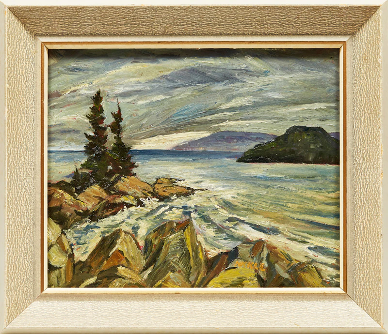 Lawrence Nickle, Wawa, oil on board, 1961 - view 2
