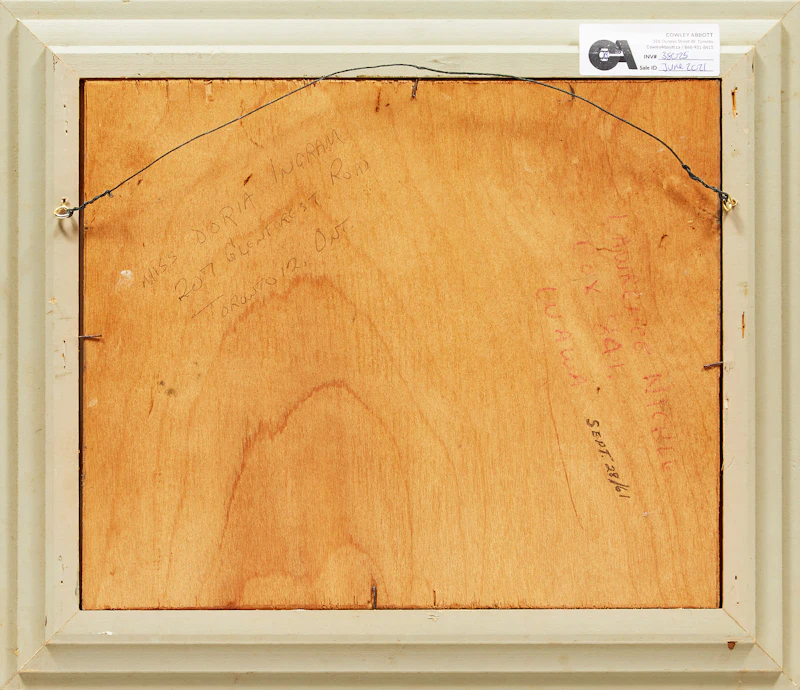 Lawrence Nickle, Wawa, oil on board, 1961 - view 3
