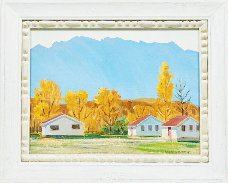 Doris Jean McCarthy, Golden, B.C., acrylic on board, 1974 - view 2