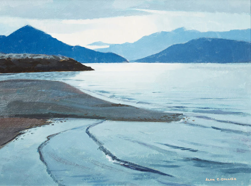Alan Caswell Collier, Porteau Cove, on Howe Sound, oil on board