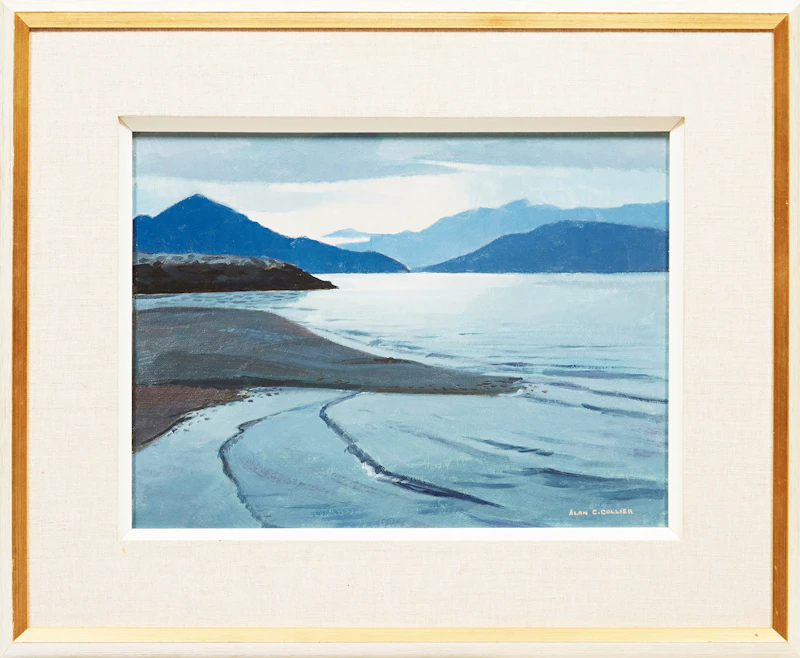 Alan Caswell Collier, Porteau Cove, on Howe Sound, oil on board - view 2