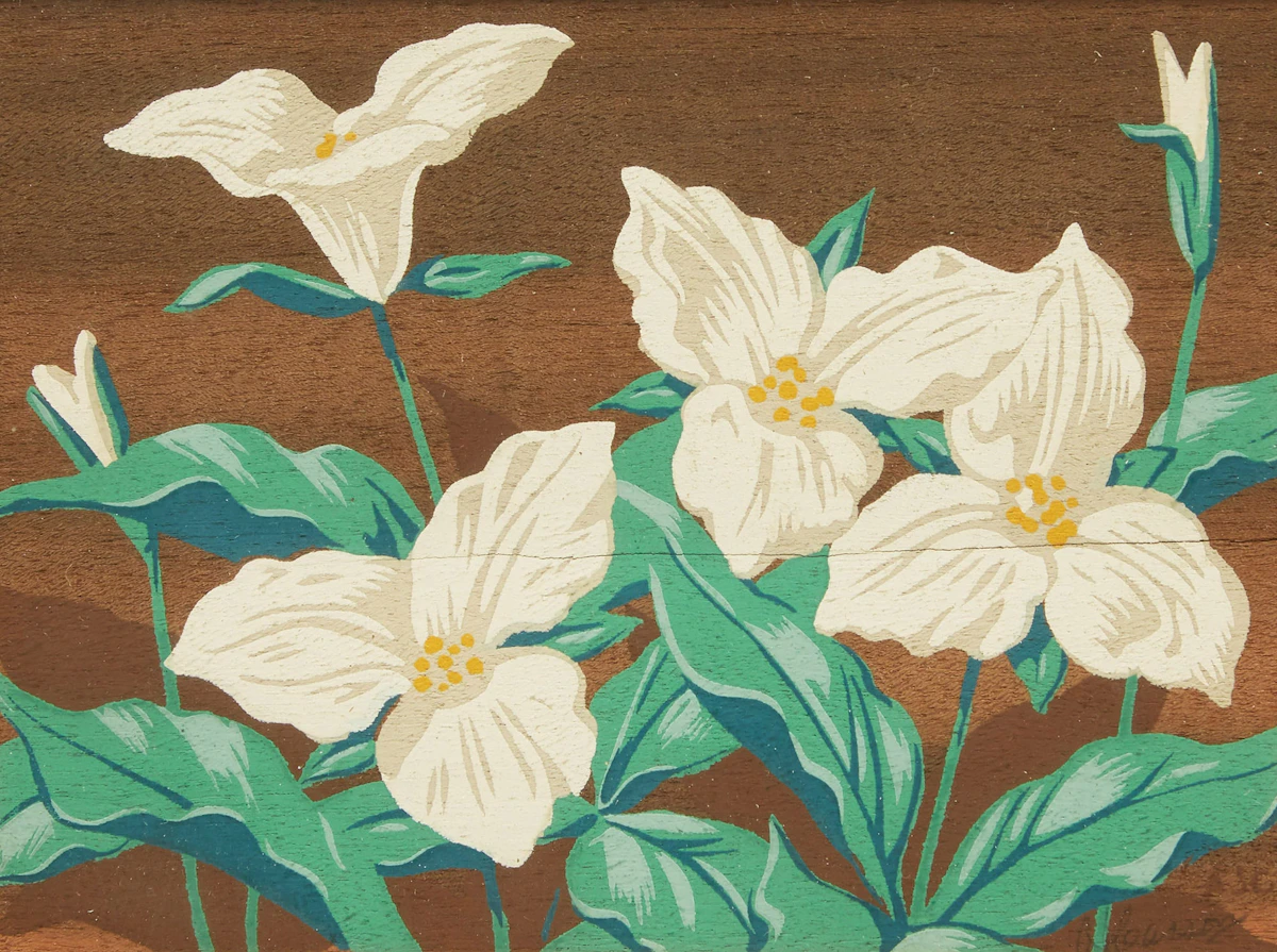 Alfred Joseph Casson, Trillium; Wood Sorrel; Dogwood, three colour silkscreens