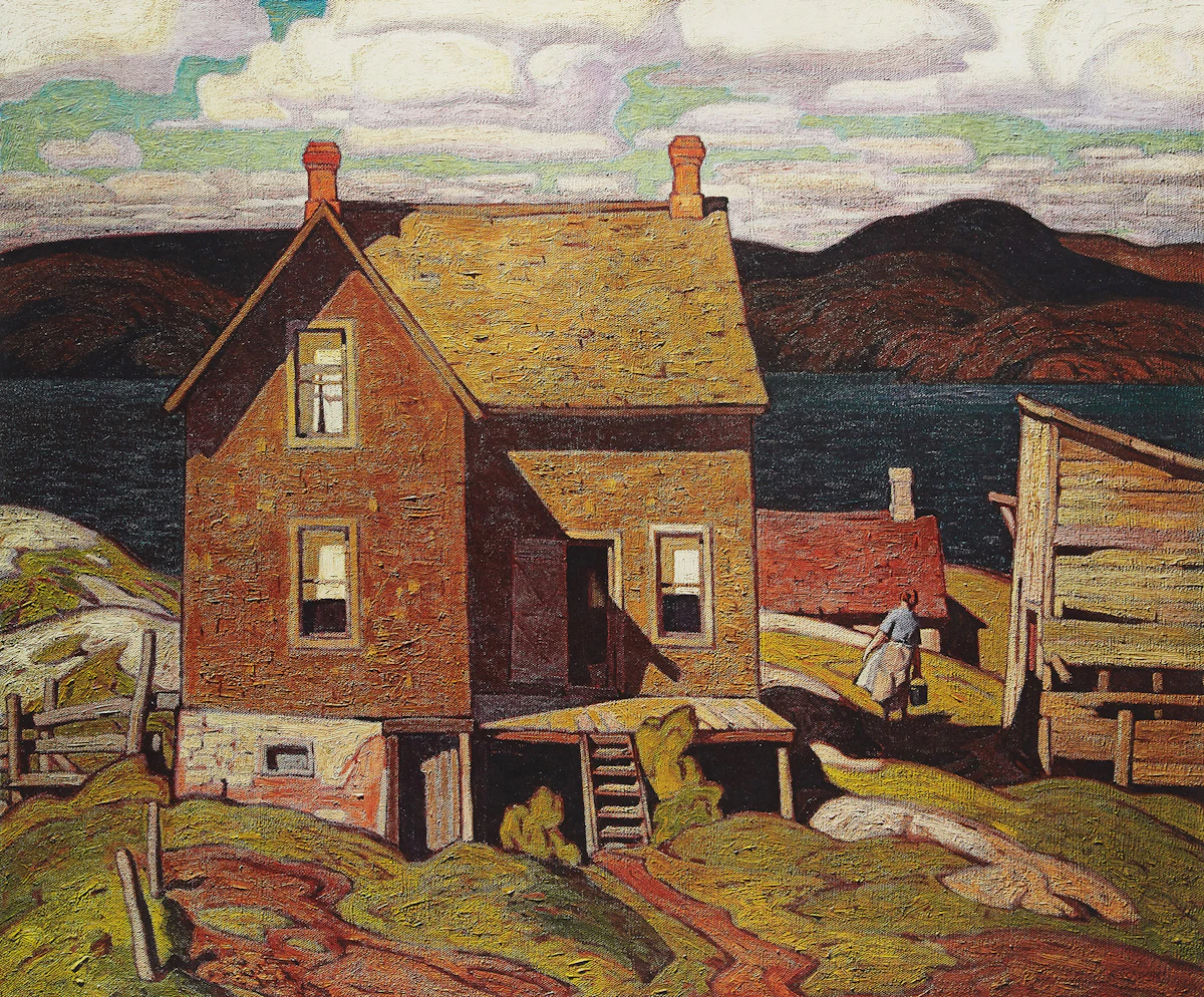 Alfred Joseph Casson, House at Parry Sound, photolithographic reproduction