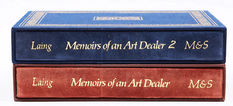 Books and Reference, Memoirs of an Art Dealer (Volumes 1 and 2), two books and two drawings